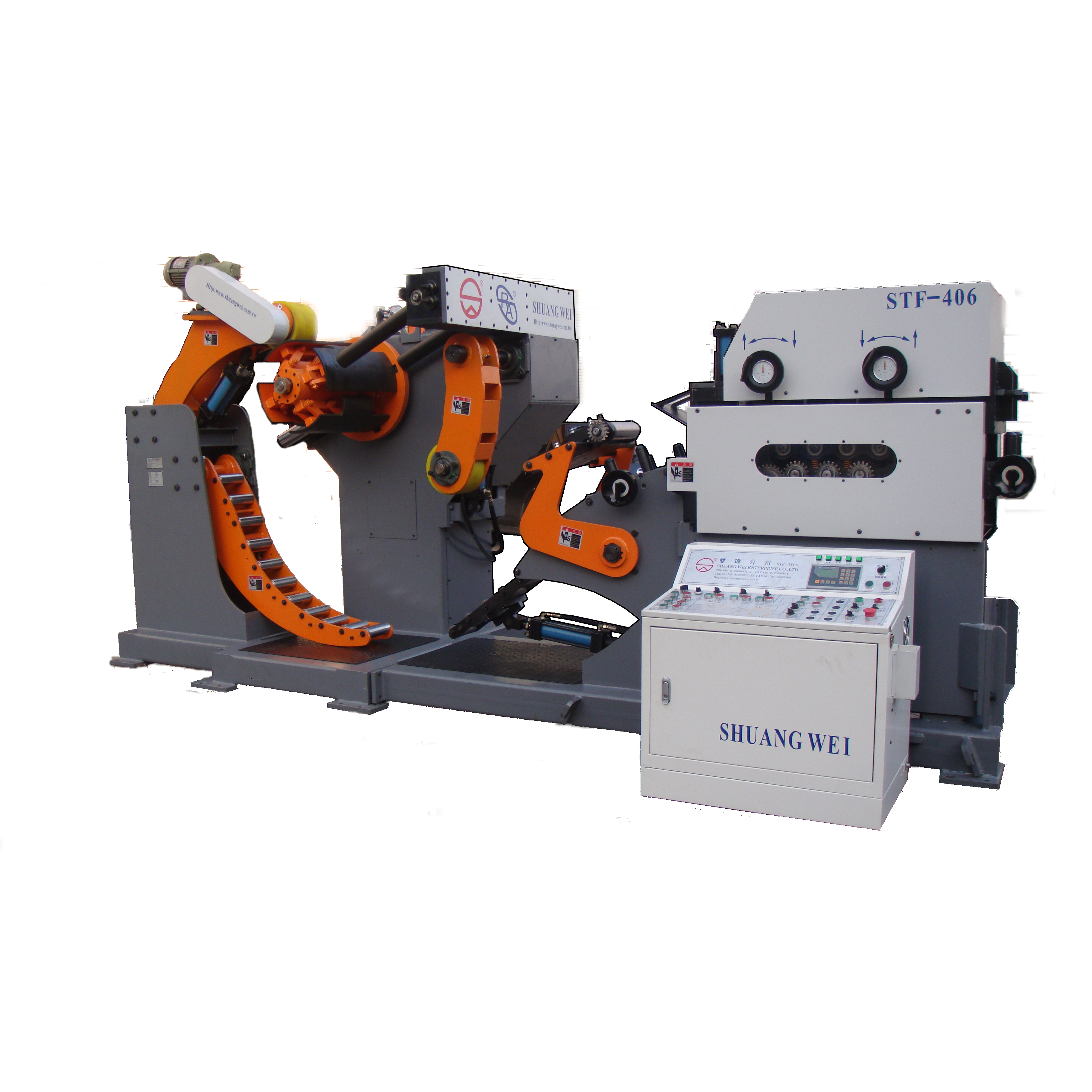 3 in 1 Uncoiler Servo Straightener Feeder-STF